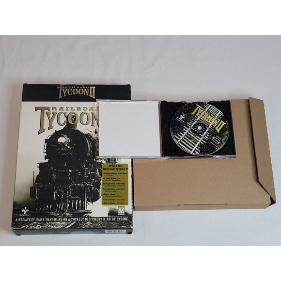 Railroad Tycoon 2‎ PC Big Box Pre-Owned Excellent condition. Smoke free home. - Picture 4 of 7